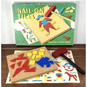 Spears Nail-On Tiles Vintage Game Complete‎ Made In England
